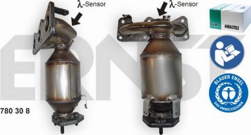 ERNST 780308 - Katalizators autodraugiem.lv