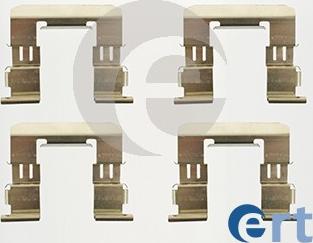 ERT 420104 - Piederumu komplekts, Disku bremžu uzlikas autodraugiem.lv