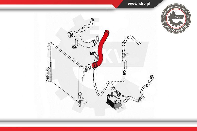 Esen SKV 43SKV735 - Radiatora cauruļvads autodraugiem.lv