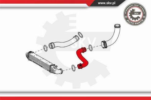 Esen SKV 24SKV633 - Pūtes sistēmas gaisa caurule autodraugiem.lv