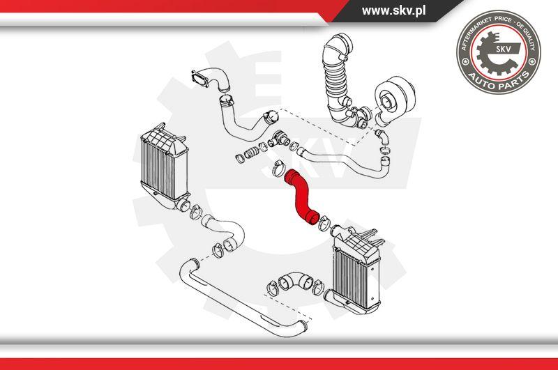 Esen SKV 24SKV118 - Pūtes sistēmas gaisa caurule autodraugiem.lv