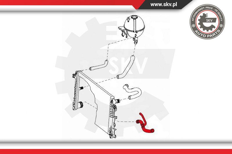 Esen SKV 24SKV304 - Radiatora cauruļvads autodraugiem.lv