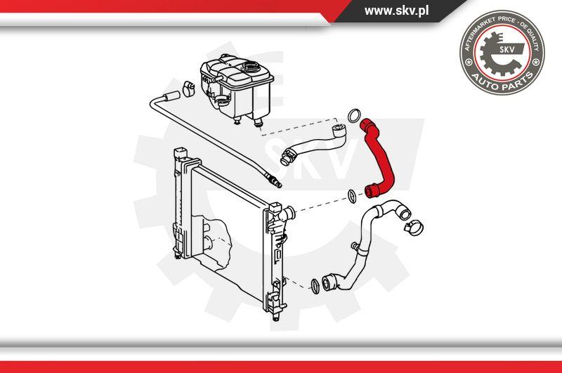 Esen SKV 24SKV291 - Radiatora cauruļvads autodraugiem.lv