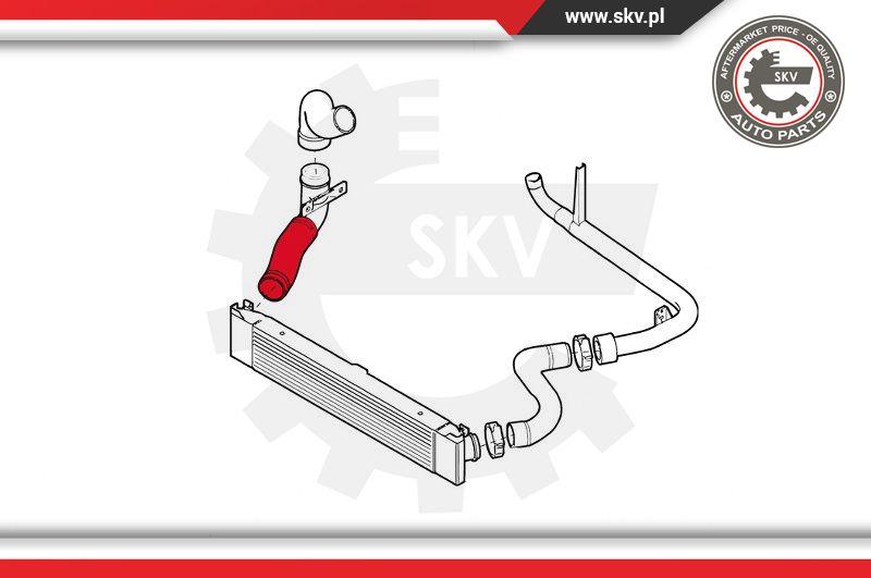 Esen SKV 24SKV782 - Pūtes sistēmas gaisa caurule autodraugiem.lv