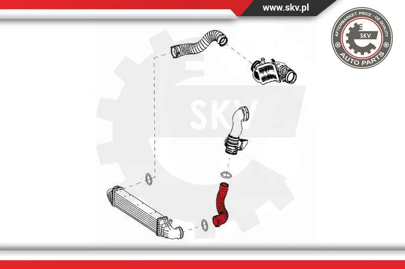 Esen SKV 24SKV734 - Pūtes sistēmas gaisa caurule autodraugiem.lv