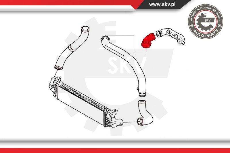Esen SKV 24SKV724 - Pūtes sistēmas gaisa caurule autodraugiem.lv