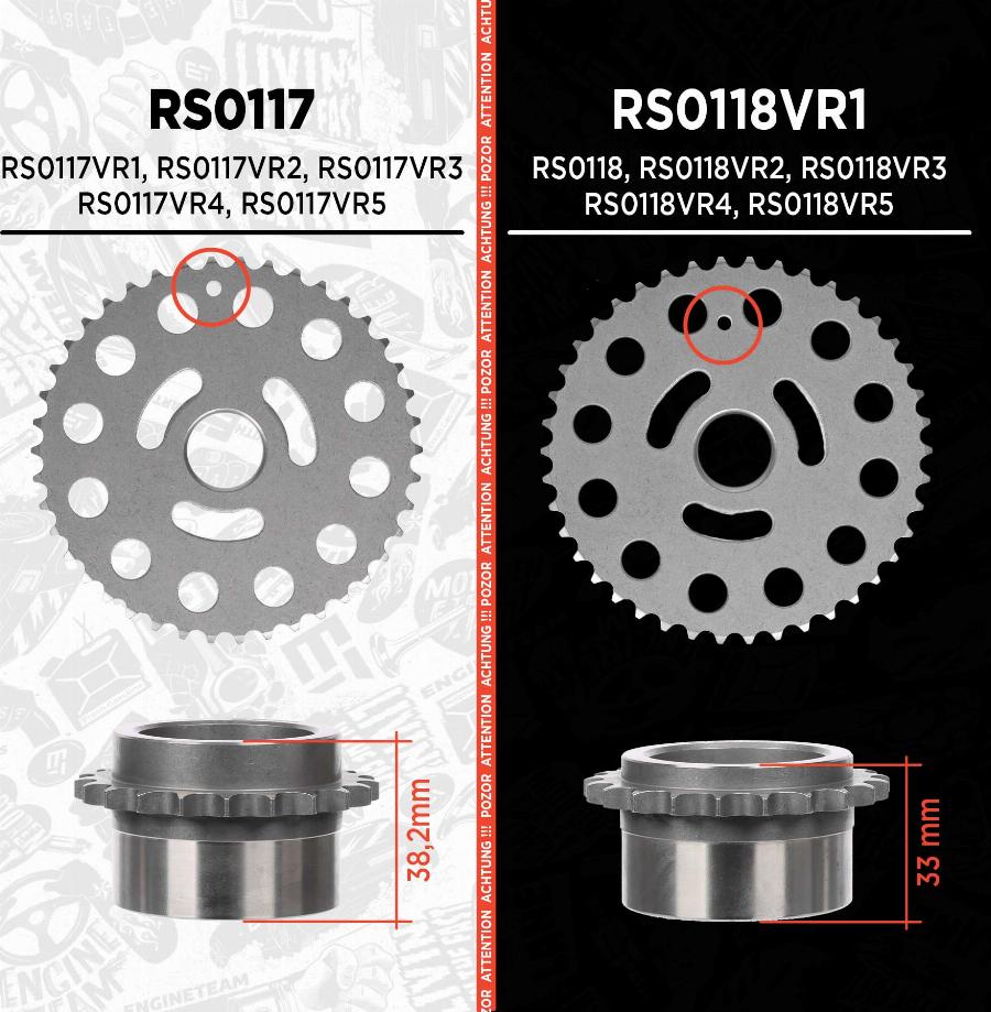 ET Engineteam RS0118VR1 - Sadales vārpstas piedziņas ķēdes komplekts autodraugiem.lv