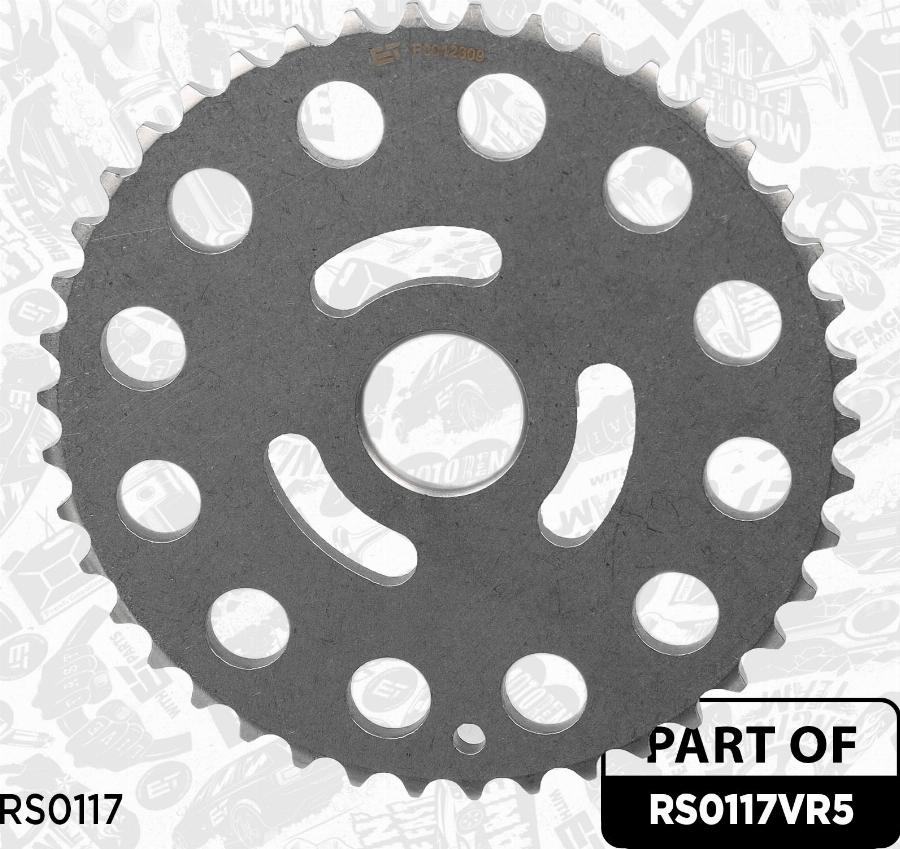 ET Engineteam RS0117VR5 - Sadales vārpstas piedziņas ķēdes komplekts autodraugiem.lv