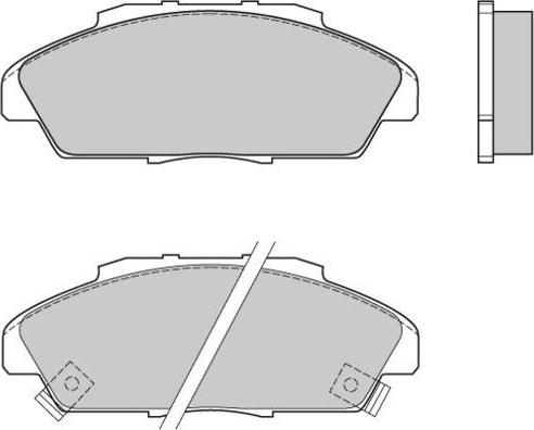 E.T.F. 12-0519 - Bremžu uzliku kompl., Disku bremzes autodraugiem.lv