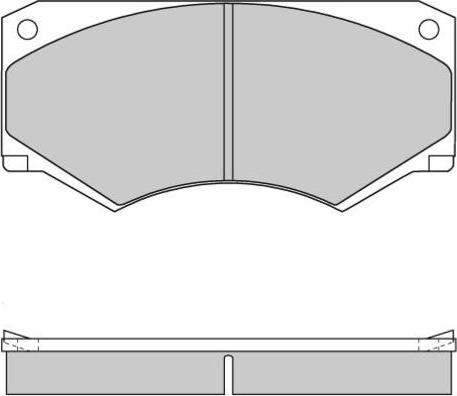 DJ Parts BP2901 - Bremžu uzliku kompl., Disku bremzes autodraugiem.lv