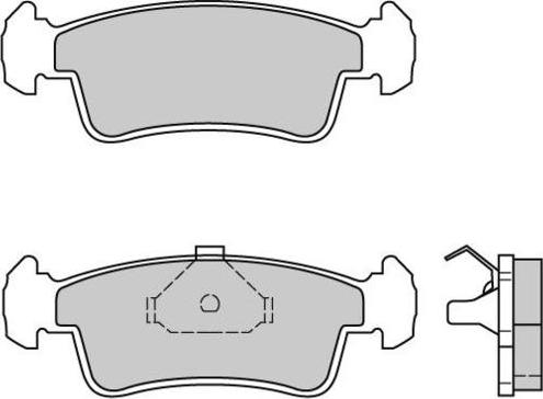 DJ Parts BP1099 - Bremžu uzliku kompl., Disku bremzes autodraugiem.lv