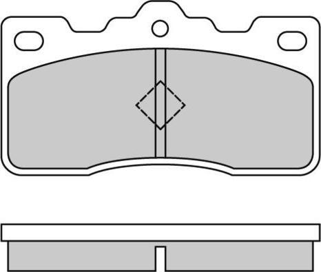 Japanparts JPP 202 - Bremžu uzliku kompl., Disku bremzes autodraugiem.lv