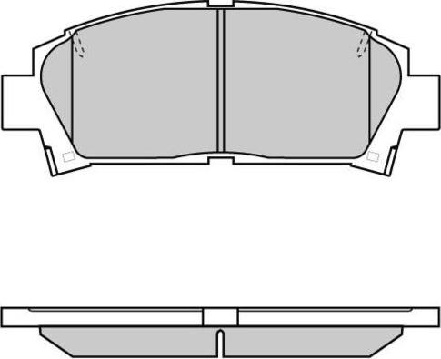 BOSCH 0 986 424 320 - Bremžu uzliku kompl., Disku bremzes autodraugiem.lv