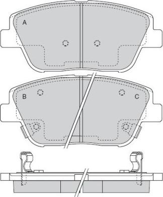 TRW Engine Component GDB3540 - Bremžu uzliku kompl., Disku bremzes autodraugiem.lv