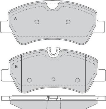 FORD MEMK2J-2M008-A1A - Bremžu uzliku kompl., Disku bremzes autodraugiem.lv