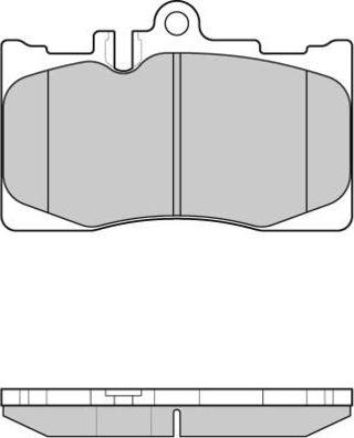 DJ Parts BP1601 - Bremžu uzliku kompl., Disku bremzes autodraugiem.lv