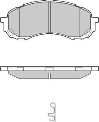 Japanparts 5007712 - Bremžu uzliku kompl., Disku bremzes autodraugiem.lv