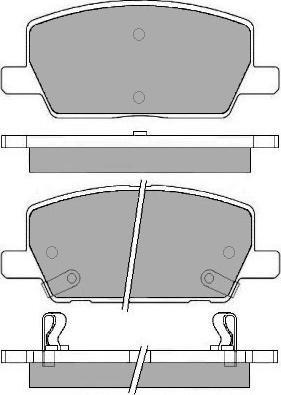 Japanparts JPA0403AF - Bremžu uzliku kompl., Disku bremzes autodraugiem.lv