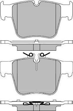 Sangsin Brake SP4252 - Bremžu uzliku kompl., Disku bremzes autodraugiem.lv