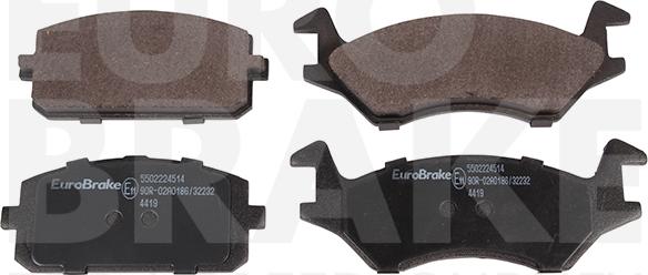 Eurobrake 5502224514 - Bremžu uzliku kompl., Disku bremzes autodraugiem.lv