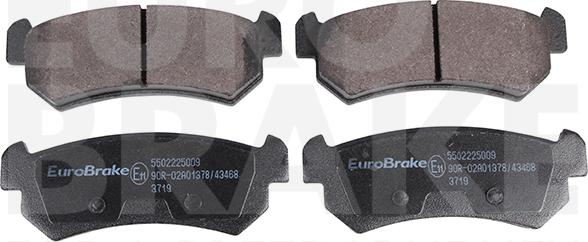 Eurobrake 5502225009 - Bremžu uzliku kompl., Disku bremzes autodraugiem.lv