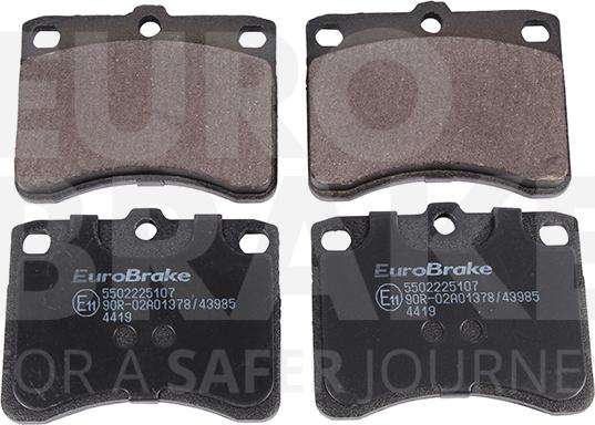 Eurobrake 5502225107 - Bremžu uzliku kompl., Disku bremzes autodraugiem.lv