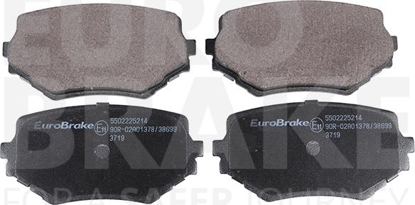 Eurobrake 5502225214 - Bremžu uzliku kompl., Disku bremzes autodraugiem.lv