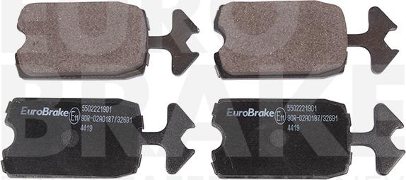 Eurobrake 5502221901 - Bremžu uzliku kompl., Disku bremzes autodraugiem.lv