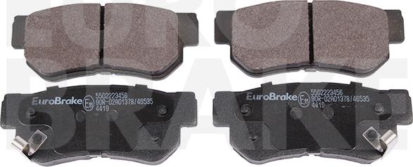 Eurobrake 5502223456 - Bremžu uzliku kompl., Disku bremzes autodraugiem.lv