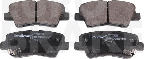 Eurobrake 5502223529 - Bremžu uzliku kompl., Disku bremzes autodraugiem.lv