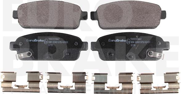 Eurobrake 5502223647 - Bremžu uzliku kompl., Disku bremzes autodraugiem.lv