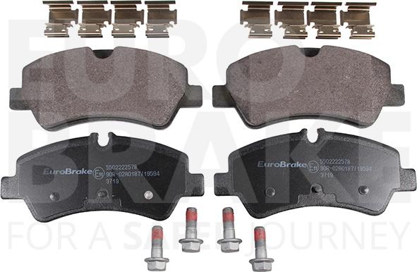 Eurobrake 5502222578 - Bremžu uzliku kompl., Disku bremzes autodraugiem.lv