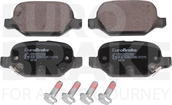 Eurobrake 5502222399 - Bremžu uzliku kompl., Disku bremzes autodraugiem.lv