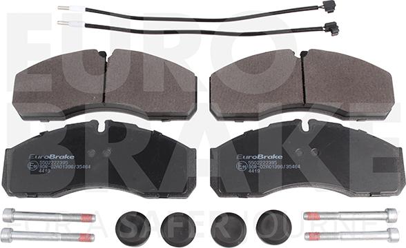 Eurobrake 5502222395 - Bremžu uzliku kompl., Disku bremzes autodraugiem.lv