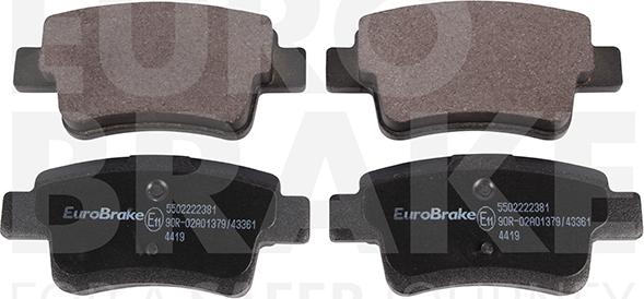 Eurobrake 5502222381 - Bremžu uzliku kompl., Disku bremzes autodraugiem.lv