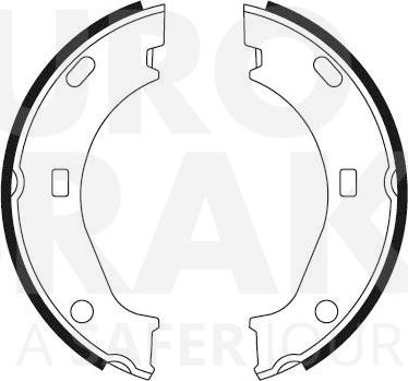 Eurobrake 58492741240 - Bremžu loku komplekts autodraugiem.lv