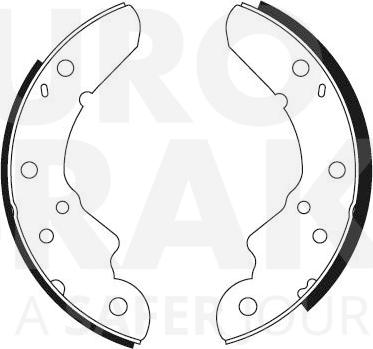 Eurobrake 58492751485 - Bremžu loku komplekts autodraugiem.lv