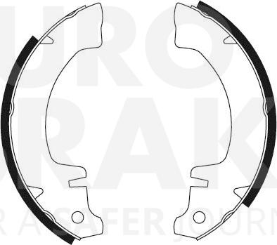 Eurobrake 58492739237 - Bremžu loku komplekts autodraugiem.lv