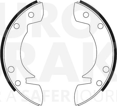 Eurobrake 58492725047 - Bremžu loku komplekts autodraugiem.lv