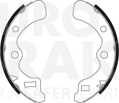 Eurobrake 58492726367 - Bremžu loku komplekts autodraugiem.lv