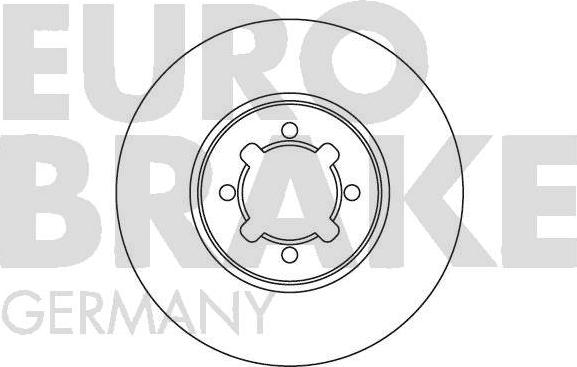 Eurobrake 5815204568 - Bremžu diski autodraugiem.lv