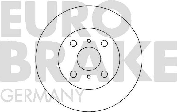 Eurobrake 5815204514 - Bremžu diski autodraugiem.lv