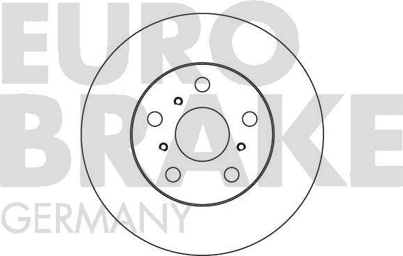 Eurobrake 5815204516 - Bremžu diski autodraugiem.lv