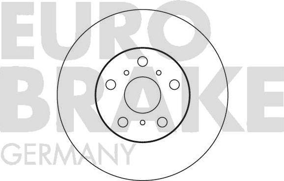 Eurobrake 5815204534 - Bremžu diski autodraugiem.lv