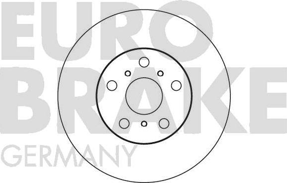 Eurobrake 5815204538 - Bremžu diski autodraugiem.lv