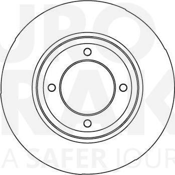 Eurobrake 5815204103 - Bremžu diski autodraugiem.lv
