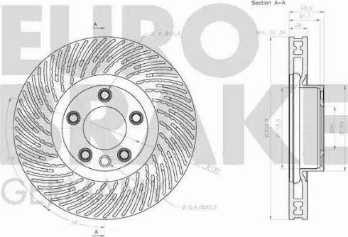 Eurobrake 58152047149 - Bremžu diski autodraugiem.lv