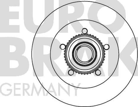 Eurobrake 58152047118 - Bremžu diski autodraugiem.lv
