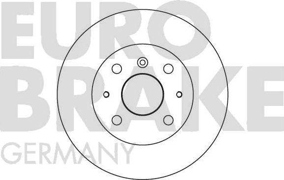 Eurobrake 5815205105 - Bremžu diski autodraugiem.lv