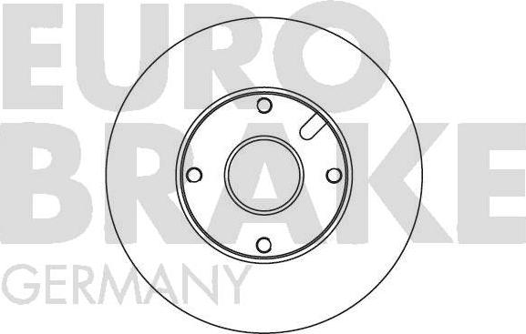 Eurobrake 5815205102 - Bremžu diski autodraugiem.lv